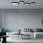 Plafonas ONYX 40 baltas LED 3000K