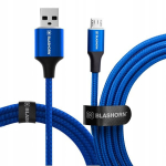 QC3.0 kabelis, Micro USB, greitasis įkrovimas, 2,4 A, 1,8 m