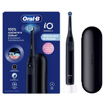 Braun elektrinis dantų &scaron;epetėlis Oral-B iOral Series 2 Night, juodas, su kelioniniu dėklu