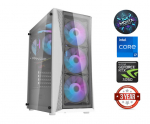 MDATA GAMING i7-12700KF 64GB 1TB SSD 1TB HDD RTX 3050 Windows 11 White Stacionarus kompiuteris