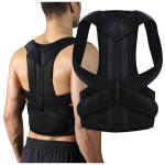 Stuburo laikysenos įtvaras Fit4med, juodas