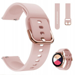 &bdquo;BestAccessories&ldquo;, silikoninis laikrodžio dirželis, 20 mm pločio, rožinis