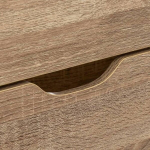 5five - batų spinta su 4 stalčiais "mix n modul" natūralaus ąžuolo efektas