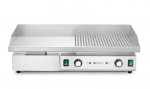 Pusiau briaunota grilio plok&scaron;tė, HENDI, Budget Line, 400V/4400W, 720x460x(H)241mm