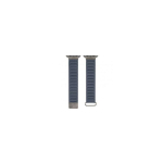 Connect Watch 38/40/41mm žievės nugaros sagtis magnetinio siurbimo laikrodžio dirželiai Indigo mėlyna