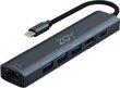 Zoy Zh61 Usb-c Hub: Usb, Hdmi, Lan, 6 prievadų