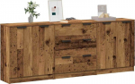 Indaujos 3 vnt old wood 60x30x70 cm engineered wood