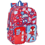 Vaikų kuprinė - SAFTA - Spiderman - Pritaikoma vežimui - Lengvai valoma - Unisex