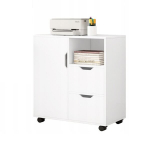 Spausdintuvų stovas Stalas Knygų spinta 3 lentynos Modernus 60 cm