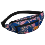 Moteri&scaron;ka gėlėta rankinė per petį arba ant juosmens