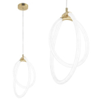 &Scaron;viestuvas Toolight Led G019-Cp Gold 43X22X43Cm
