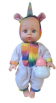 Interaktyvi lėlė su garsu Vienaragis, 33 cm, Baby Lovely
