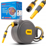 Sodo žarna su automatine rite Boxer, 20 m, pilka/geltona