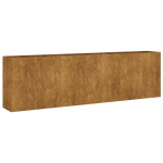 Auk&scaron;tas sodo Lovelis，Gėlių dėžė，Gėlių vazonas, 280x40x80cm, Corten plienas CFE66732