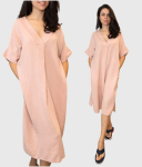Suknelė moterims Muslin, rožinė