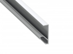Aliuminio profilis Q18 LED juostelėms - sidabrinis anoduotas - 2 m