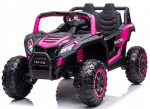 Dvivietis vaiki&scaron;kas elektromobilis UTV Buggy Racing 4x4, Pink