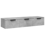 Sieninė spintelė，Spintelė daiktams, betono pilka, 102x30x20cm, apdirbta mediena CFE76654