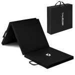 Sulankstomas gimnastikos čiužinys Thunder MG-01, 180x60x4 cm, juodas