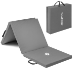 Sulankstomas gimnastikos čiužinys Thunder MG-01, 180x60x4 cm, pilkas