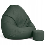 Sėdmai&scaron;is su pufu Pufy Onyx, žalias