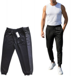 Sportinės kelnės vyrams 8015, juodos