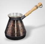 Varinis turki&scaron;kas butelis su medine rankena, 400 ml
