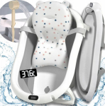 Kūdikių vonia su ergonomine nusegama pagalvėle