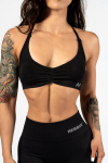 NEBBIA Medium-Support TOTALLY SEAMLESS Sportinė Liemenėlė / Braletė, Juoda, L