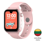 I&scaron;manusis laikrodis I&scaron;manusis vaiki&scaron;kas laikrodis-telefonas KT37 UltraSlim su LIETUVIŲ KALBA (4G SIM, AMOLED ekranas, AI palaikymas, GPS)