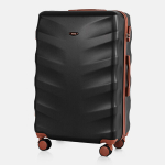 Didelis lagaminas 77x50x29cm VOYO Fjord, 102L, L, juoda