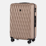 Didelis lagaminas 77x50x29cm VOYO Nova, 102L, L, smėlio spalvos