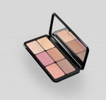 Kiko Milano Irresistible total look veido paletė su 2 bronzantais, 2 skaistalais ir 2 highlighteriais, atspalvis 01