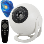 4K galaktikos projektorius su nuotolinio valdymo pultu Rivex K58 (žvaigždžių ir kosmoso efektai)