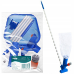 Sillar pilnas baseino valymo rinkinys: siurblys + strypas + tinklelis