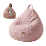 Sėdmai&scaron;is Mark Adler Comfy 1.0 Pink &ndash; rožinis, velvetinis, mink&scaron;tas pufas