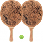 Paplūdimio teniso rinkinys Waimea 63BC, ąžuolo/pilkos spalvos