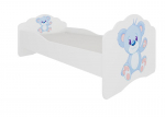 Vaiki&scaron;ka lova ADRK Furniture Casimo Blue Bear, 160x80cm