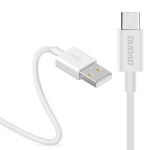 USB Kabelis Dudao 'L1T' baltas 'Type-C' 100cm (iki 3A)