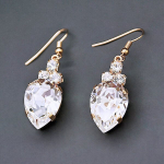 Auskarai su Swarovski kristalais moterims DiamondSky Leonora