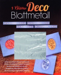 Metalinė folija Sidabras, 5 lak&scaron;tai