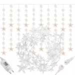 LED girliandos - žvaigždutės su 180 &scaron;viesos diodais, gelsvos spalvos