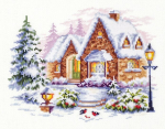 Siuvinėjimo rinkinys Magic Needle "Winter House" 110-041