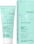 Matinį efektą suteikiantis dieninis ir naktinis veido kremas Eveline Beauty & Glow 75 ml