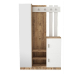 Prie&scaron;kambario baldų komplektas Kalune Design DD7, rudas/baltas