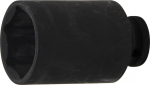 Smūgio lizdas &scaron;e&scaron;iakampis, gilus | 12,5 mm (1/2 colio) pavara | 36 mm BGS Technic-7236