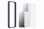 Samsung Galaxy S22 Plus dėklas su rėmeliu, tamsiai mėlynas