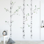 Sienų lipdukas beržas