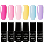 Gelinio nagų lako rinkinys "Sincero Salon" CANDY RUSH, 6 pcs x 6 ml