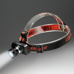 Žibintuvėlis ant galvos 2W LED, 90 lm, 1200mAh, zoom, įkraunamas
